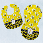 Buzzing Bee Baby Bib & Burp Set w/ Name or Text