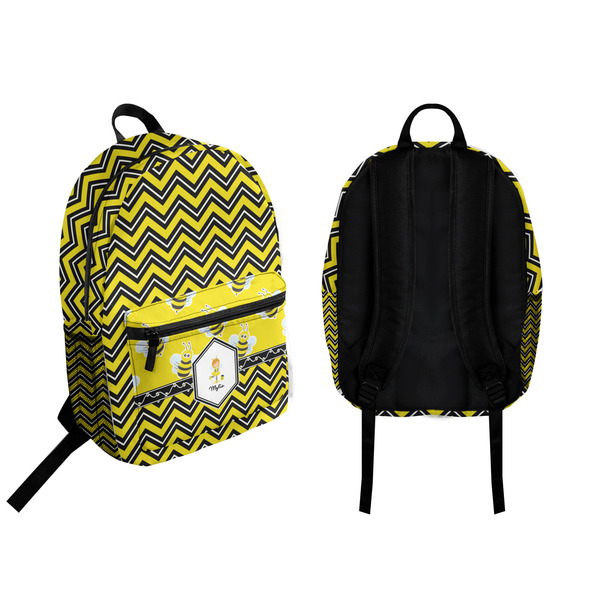 Buzzing Bee Backpack front and back - Apvl