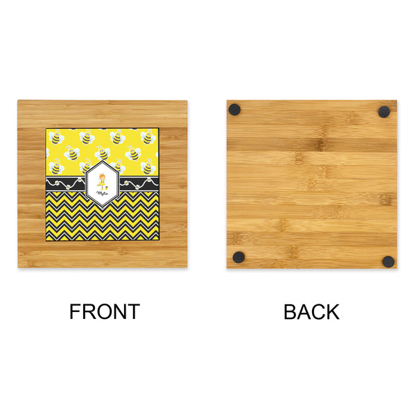 Buzzing Bee Bamboo Trivet with 6" Tile - APPROVAL