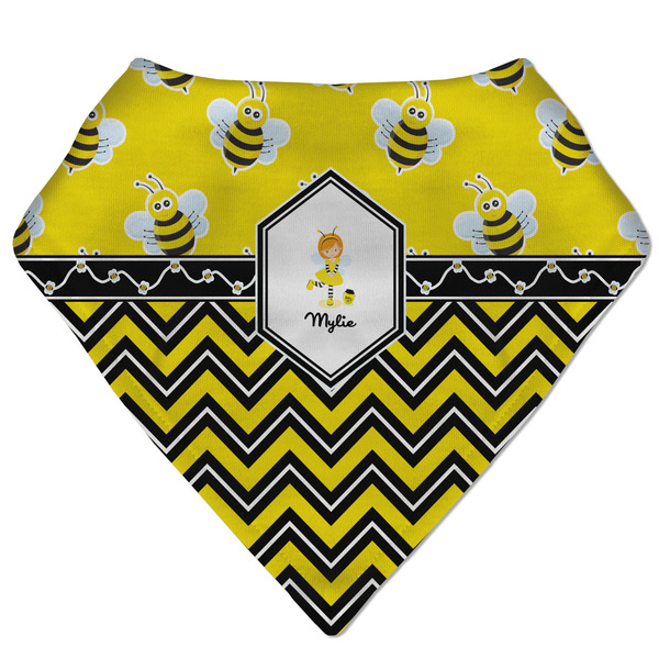 Custom Buzzing Bee Bandana Bib (Personalized)