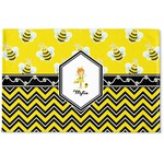 Buzzing Bee Woven Mat (Personalized)