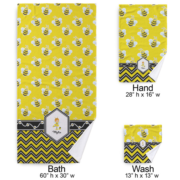 Buzzing Bee Bath Towel Sets - 3-piece - Approval