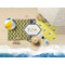 Buzzing Bee Beach Towel Lifestyle