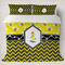 Buzzing Bee Duvet Cover Set - King (Personalized)
