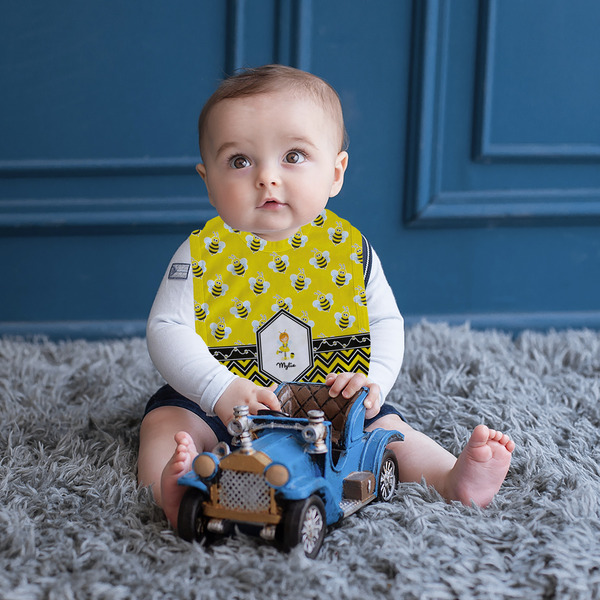 Buzzing Bee Bib Lifestyle Boy