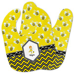 Buzzing Bee Baby Bib w/ Name or Text