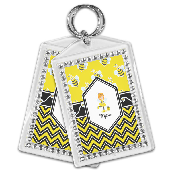 Buzzing Bee Bling Keychain - MAIN