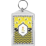 Buzzing Bee Bling Keychain (Personalized)
