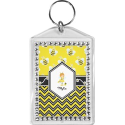 Buzzing Bee Bling Keychain (Personalized)