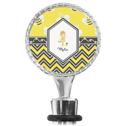 Buzzing Bee Wine Bottle Stopper (Personalized)