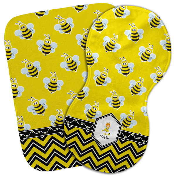 Custom Buzzing Bee Burp Cloth (Personalized)