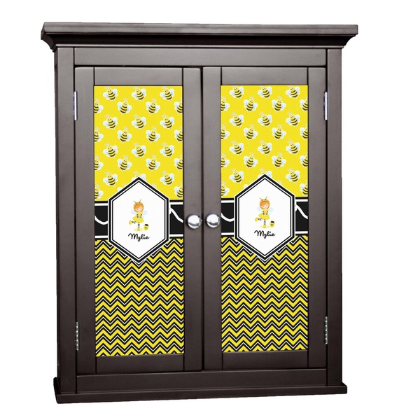 Custom Buzzing Bee Cabinet Decal - Large (Personalized)