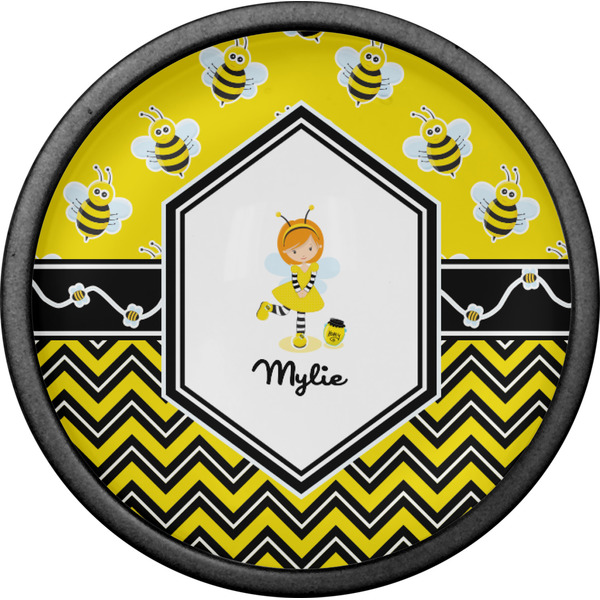 Buzzing Bee Cabinet Knob - Black - Front