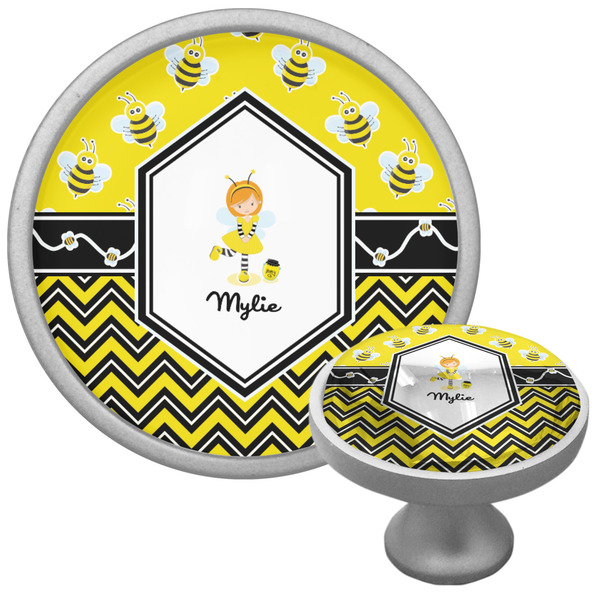 Buzzing Bee Cabinet Knob - Nickel - Multi Angle