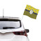 Buzzing Bee Car Flag - Large - LIFESTYLE