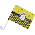 Buzzing Bee Car Flag - Small w/ Name or Text