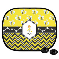 Buzzing Bee Car Side Window Sun Shade (Personalized)