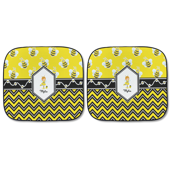 Buzzing Bee Car Sun Shades - FRONT