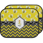 Buzzing Bee Car Floor Mats (Back Seat) (Personalized)