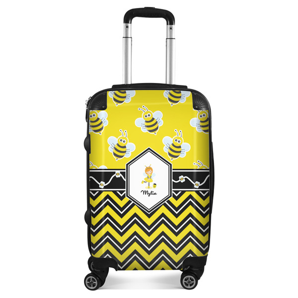 Custom Buzzing Bee Suitcase - 20" Carry On (Personalized)