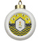 Buzzing Bee Ceramic Ball Ornament (Personalized)