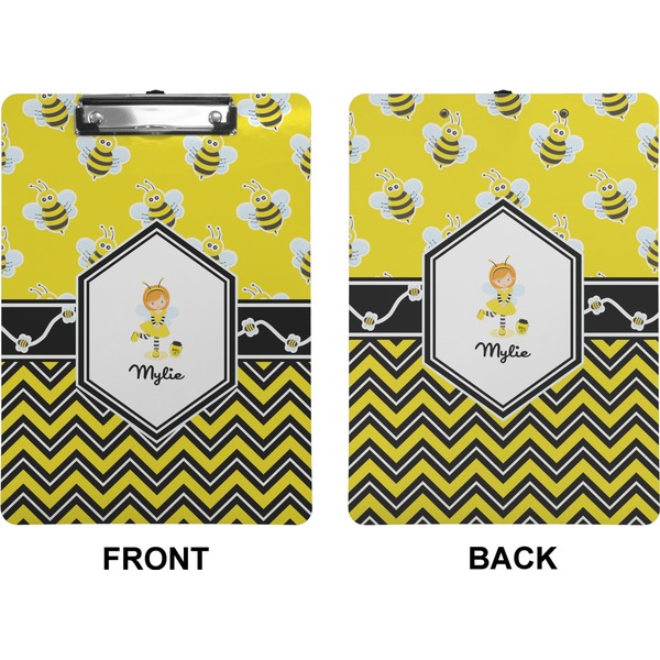 Buzzing Bee Clipboard (Letter) (Front + Back)
