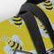 Buzzing Bee Closeup of Tote w/Black Handles