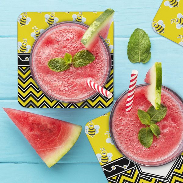 Buzzing Bee Coaster Set - LIFESTYLE
