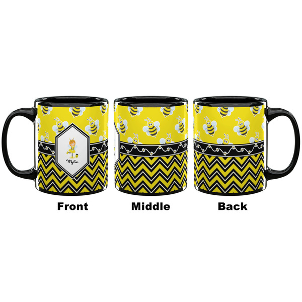 Buzzing Bee Coffee Mug - 11 oz - Black APPROVAL