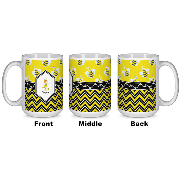 Buzzing Bee Coffee Mug - 15 oz - White APPROVAL