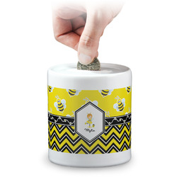 Buzzing Bee Coin Bank (Personalized)