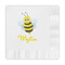 Buzzing Bee Embossed Decorative Napkins (Personalized)