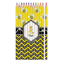 Buzzing Bee Colored Pencils (Personalized)