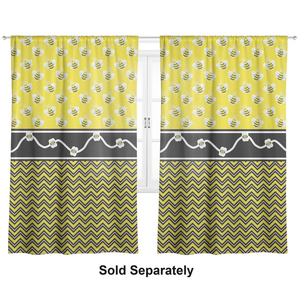 Buzzing Bee Curtain 112x80 - Lined