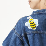 Buzzing Bee Large Custom Shape Patch (Personalized)