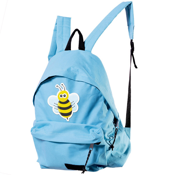 Buzzing Bee Custom Shape Iron On Patches - XL single APPROVAL