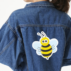 Buzzing Bee Large Custom Shape Patch - 2XL (Personalized)