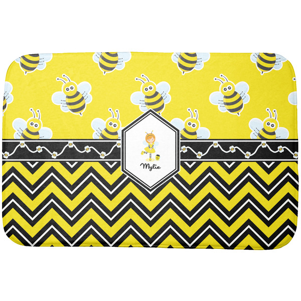 Custom Buzzing Bee Dish Drying Mat (Personalized)