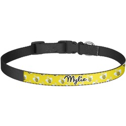 Buzzing Bee Dog Collar - Large (Personalized)