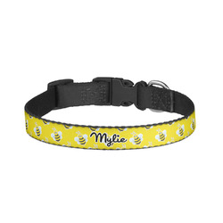 Buzzing Bee Dog Collar - Large (Personalized)