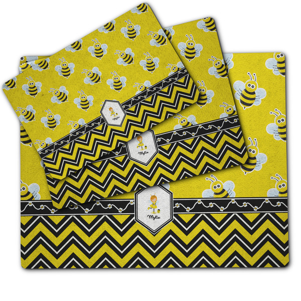 Buzzing Bee Dog Food Mat - MAIN (sm, med, lrg)