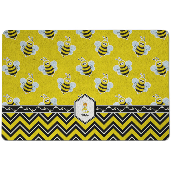 Buzzing Bee Dog Food Mat - Small without bowls
