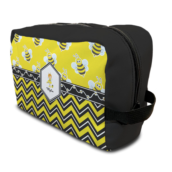 Custom Buzzing Bee Toiletry Bag / Dopp Kit (Personalized)