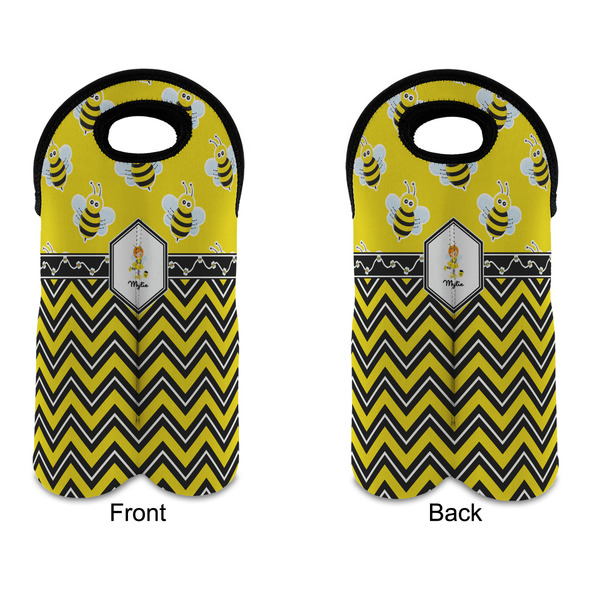 Buzzing Bee Double Wine Tote - APPROVAL (new)