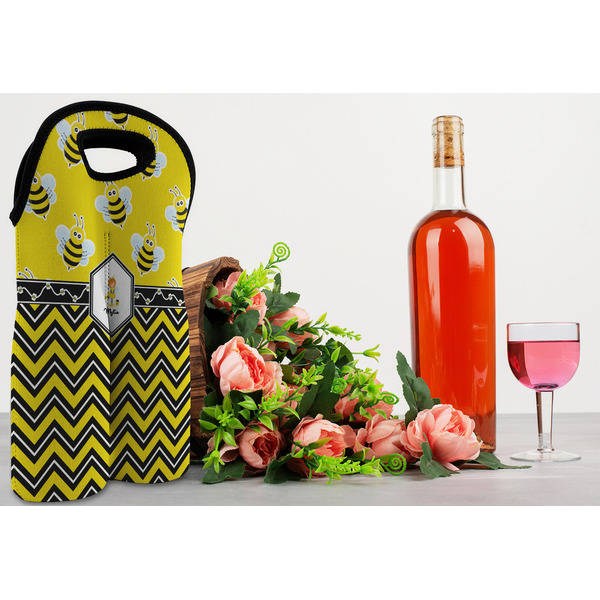 Buzzing Bee Double Wine Tote - LIFESTYLE (new)
