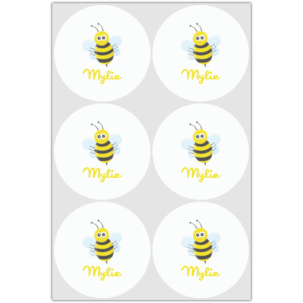 Buzzing Bee Drink Topper - XLarge - Set of 6