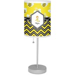 Buzzing Bee 7" Drum Lamp with Shade Polyester (Personalized)