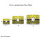 Buzzing Bee Drum Lampshades - Sizing Chart