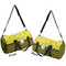 Buzzing Bee Duffle bag large front and back sides