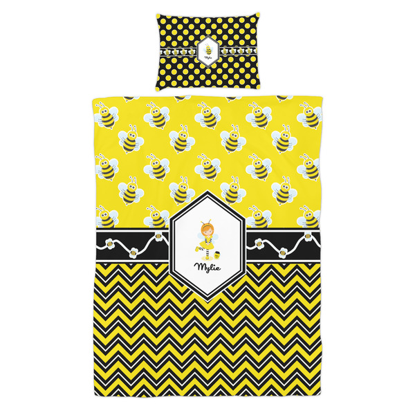 Buzzing Bee Duvet Cover Set - Twin - Alt Approval